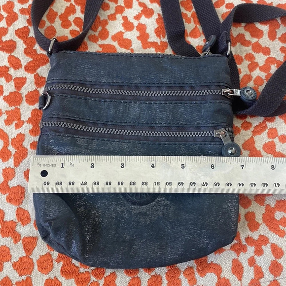 Kipling black metallic bag crossbody - Picture 4 of 9
